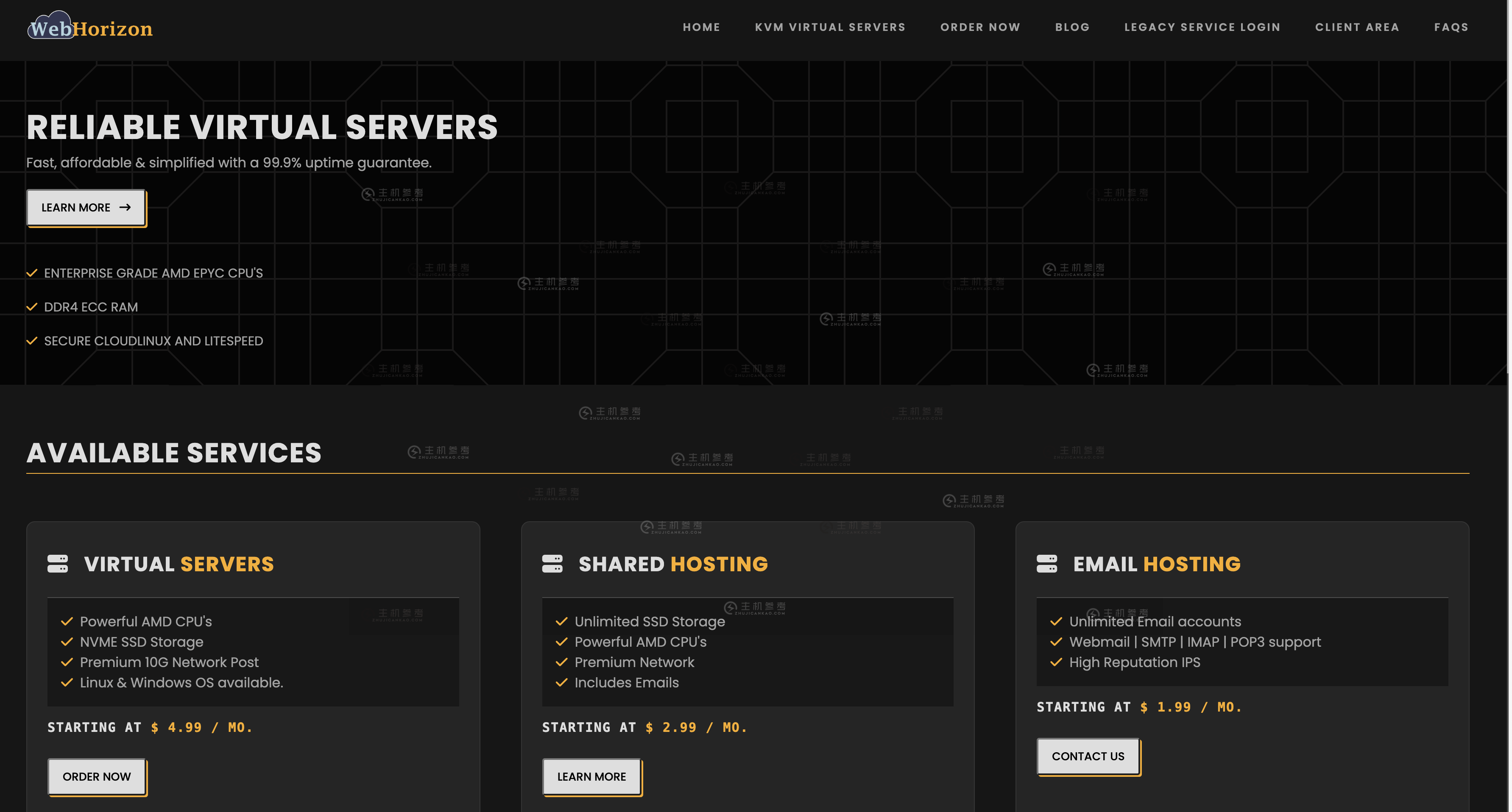 webhorizon，国外大带宽VPS特价3.4折低至$82/2年，日本equinix TY8机房，10Gbps大带宽/AMD EPYC 7513/DDR4