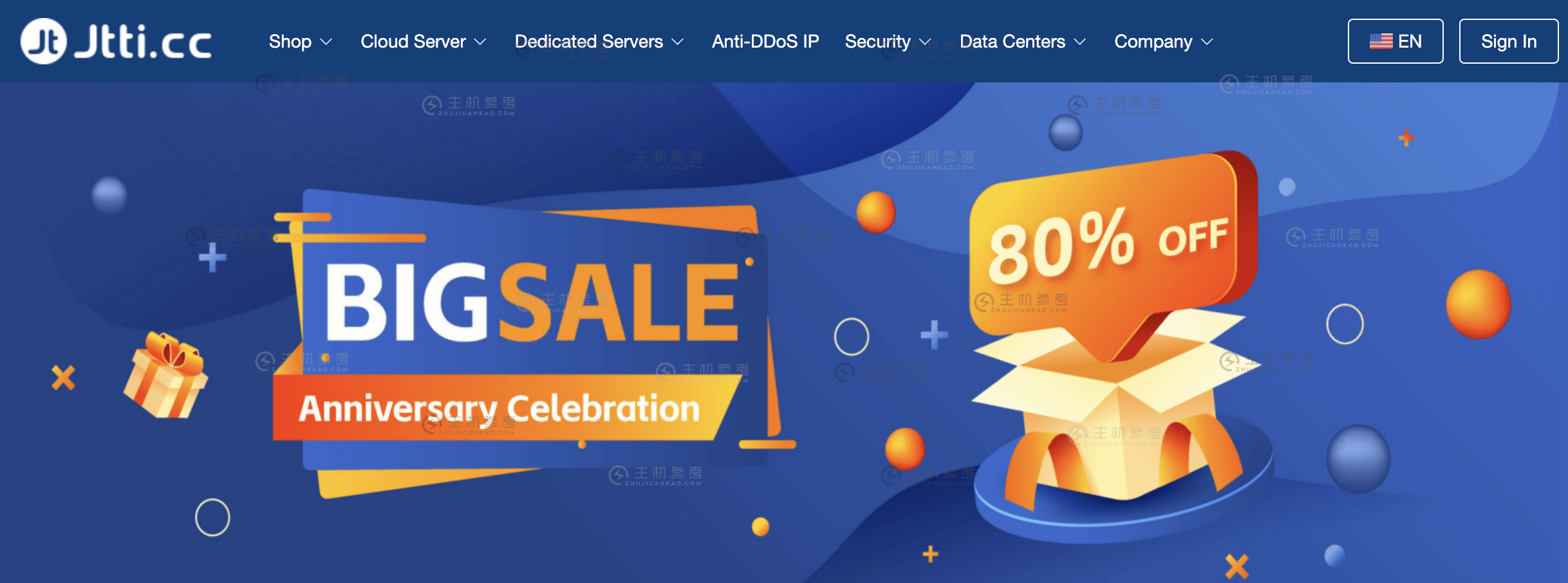 Jtti，美国高防御服务器特价4折优惠低至$96.9/月，免费赠送20G DDOS防御/美国洛杉矶机房，50Mbps CN2带宽/不限流量/3IPv4