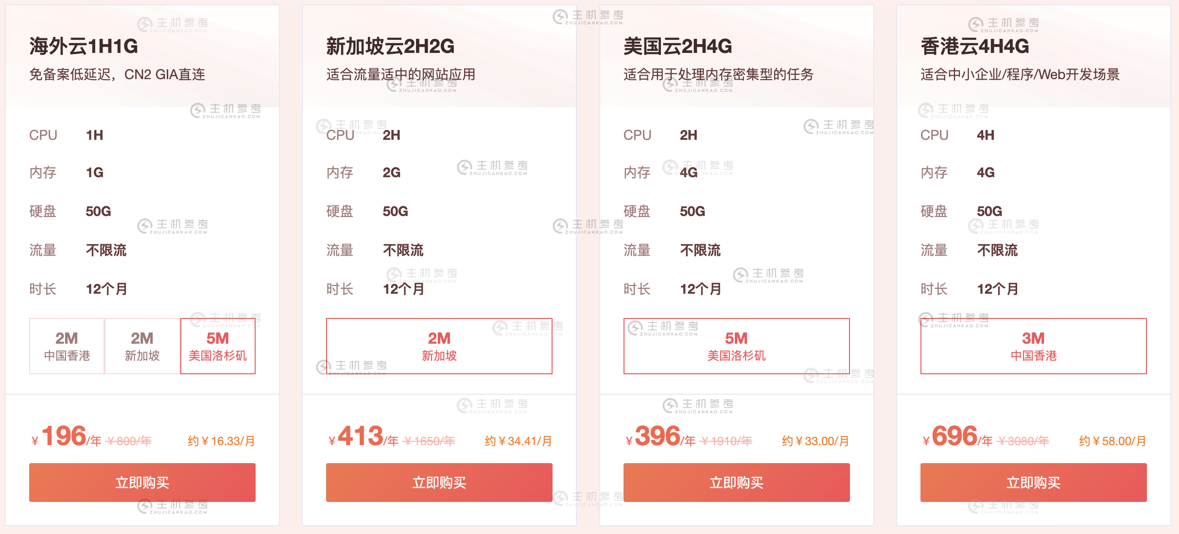 华纳云，美国特价CN2云服务器特价2折低至196元/年，精选CN2/站群/大带宽/高防御服务器，高性能E5服务器/续费同价/免费测试